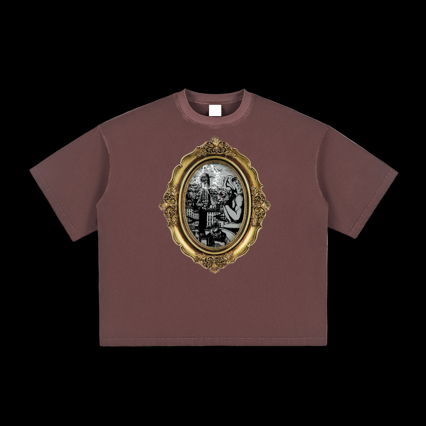 THE VAMPIRE VINTAGE WASHED BOXY T-SHIRT