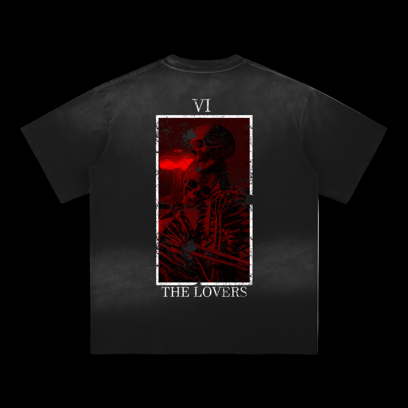 TILL DEATH SUNFADE HANDFRAYED T SHIRT