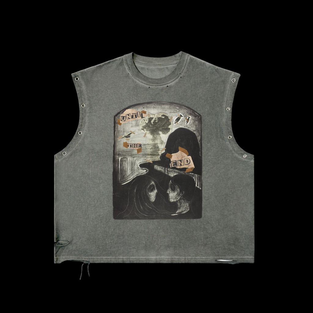 TILL THE END GROMMET EYELET TANK TOP