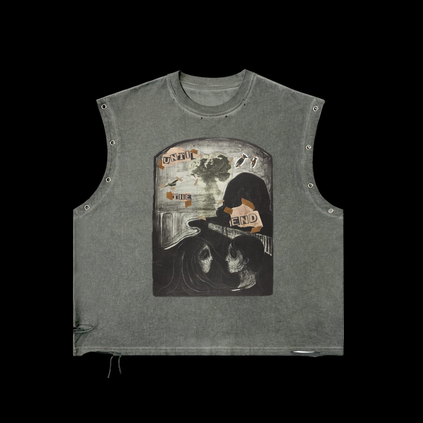 TILL THE END GROMMET EYELET TANK TOP