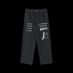 PROVERBS 11:4 STRAIGHT-LEG PANTS