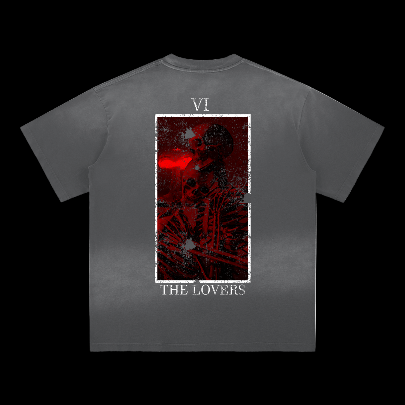 TILL DEATH SUNFADE HANDFRAYED T SHIRT