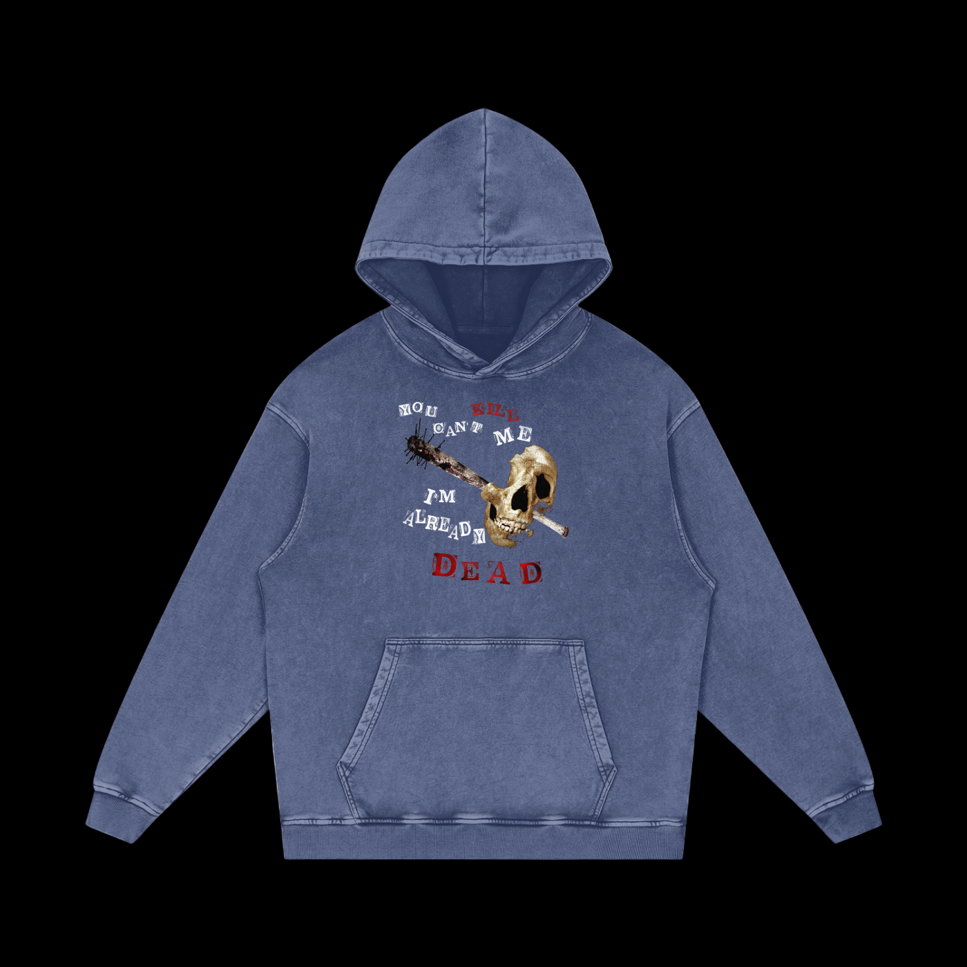 ALREADY DEAD ACID WASH HOODIE