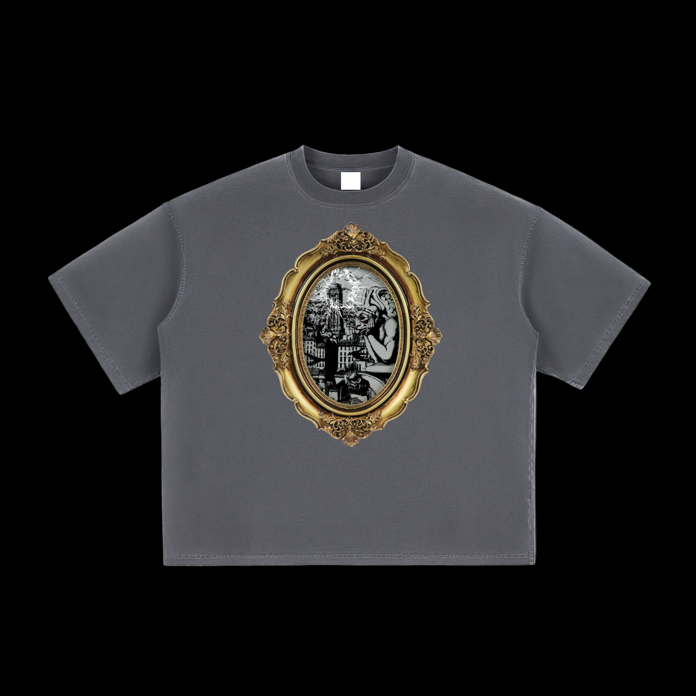 THE VAMPIRE VINTAGE WASHED BOXY T-SHIRT