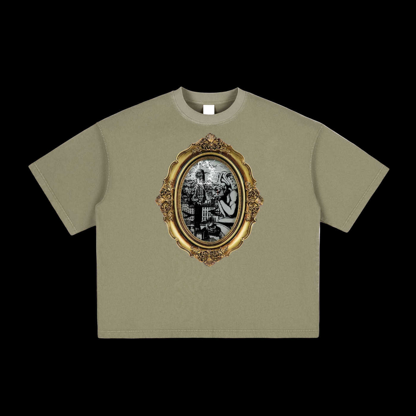 THE VAMPIRE VINTAGE WASHED BOXY T-SHIRT